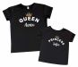 Именные футболки для мамы и дочки "Queen&Princess"