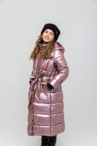 Зимнее детское пальто "Джавелина" (розовый)