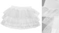 Пышная фатиновая юбка для девочек (белый)