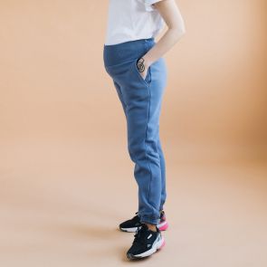 Утепленные спортивные штаны для беременных (джинс)