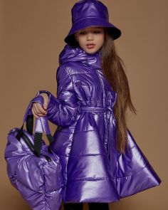 Демисезонная куртка "Шанталь" фиолетовый
