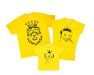 Набор царских футболок для всей семьи "Львы в коронах"