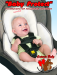 Универсальная подкладка "Baby Protect" для автокресла или коляски (красная)