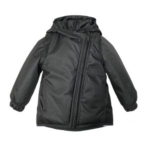 Демисезонная куртка жилет 2в1 для малышей (черный)