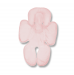 Фланелевая универсальная подкладка "Baby Protect" для автокресла или коляски (розовая)