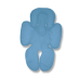 Фланелевая универсальная подкладка "Baby Protect" для автокресла или коляски (голубая)
