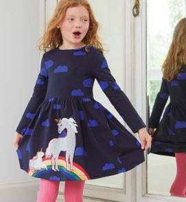Платье для девочки Единороги на радуге Little Maven