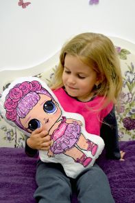 Детская игрушка подушка кукла "куколка LOL"