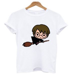 Детская футболка бойфренд с принтом "Гарри Поттер"
