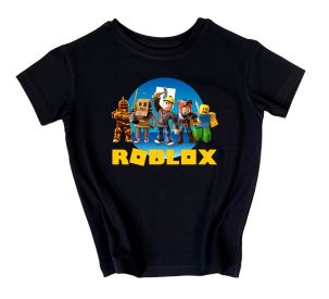 Детская футболка для мальчиков с принтом "Roblox" (в круге)