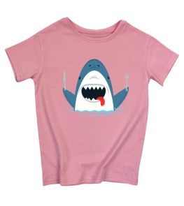Детская футболка с принтом "Акула"