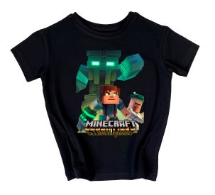 Детская футболка с принтом "Minecraft" (story mode)