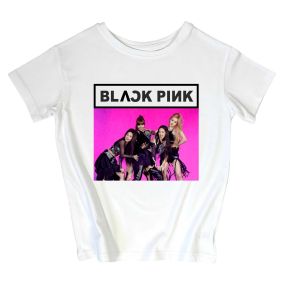 Детская футболка с рисунком "Black pink"