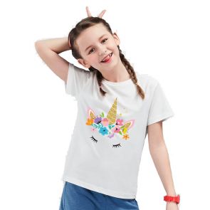 Детская футболка с рисунком "Единорог" 