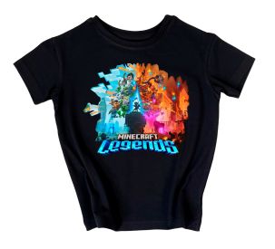 Детская футболка с рисунком "Minecraft legends"