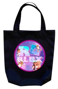 Детская сумка шоппер "Roblox" (девочки круг)