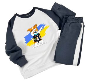 Дитячий спортивний костюм FLY "Патрон робить дєп" (сірий)