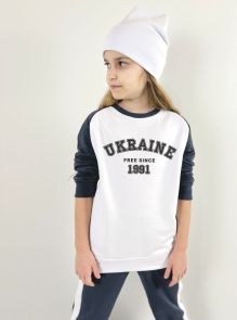 Дитячий спортивний костюм FLY "Ukraine free since 1991" (сірий)