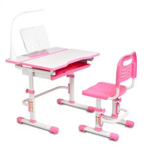 Эргономичный комплект Cubby парта и стул-трансформеры Botero Pink