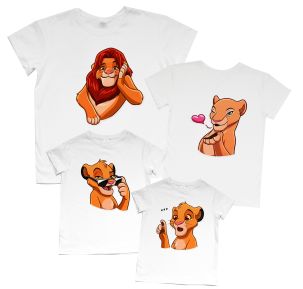 футболки для всей семьи "Львы" Family look 