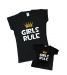 Набор футболок мама+дочка "Girls rule"