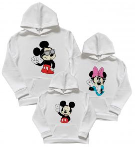 Комплект 3х толстовок Family look "Mickey and Minnie"