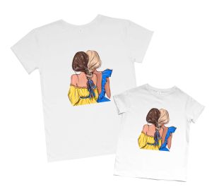 Комплект футболок для мами та доньки "Дівчата"
