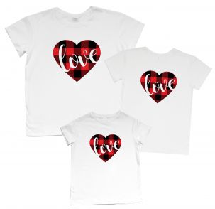 Комплект семейных футболок "LOVE"