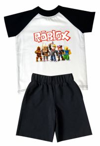 Костюм комби для мальчика футболка + шорты "Roblox"