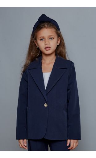 Школьный пиджак "Джоанна" (темно-синий)
