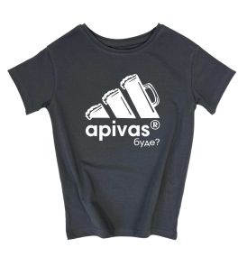Мужская футболка с принтом "Apivas"