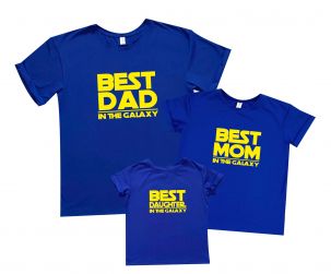 Набор Family look футболок "Best in the galaxy"