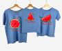 Набор футболок family look с сочным принтом "Арбузики"