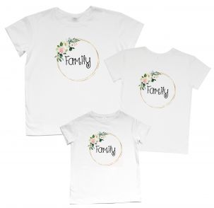 Набор футболок в одном стиле "FAMILY"