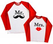 Набор регланов для незамужней пары "Mr & Mrs"