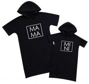 Набор удлиненных худи для "Mama&Minimama"
