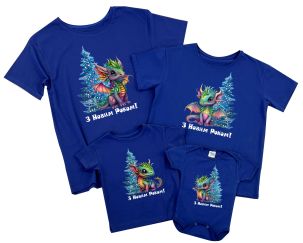 Новорічний набір футболок "З новим роком" (дракони)