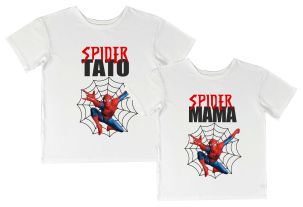 Парні футболки для батьків синочка "Spider man"