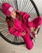 Спортивный костюм для девочки с капюшоном на кофте "УРБАН" (розовый)