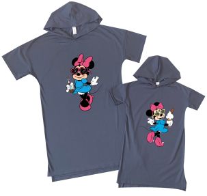 Платья Family look 2 шт. с принтом "Minnie Mouse"