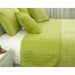 Двостороннє декоративне покривало “Velour” Green banana 150х220 см