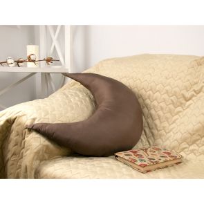 Декоративна подушка "Місяць" шоколадна
