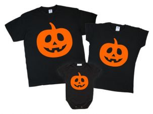 Семейніе футболки famil look на Halloween "тыквы"