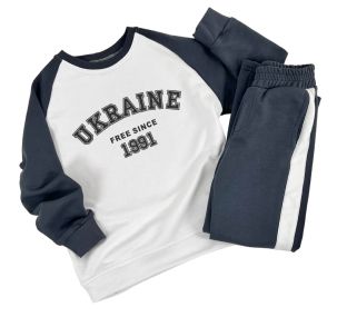 Жіночий спортивний костюм FLY "Ukraine free since 1991" (сірий)