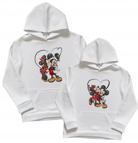 Толстовки набором для влюбленных "Mickey and Minnie kiss"