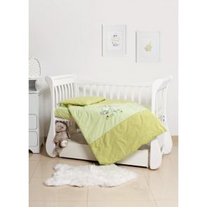 Сменная постель 3 эл Детская  Twins Limited 3099-TL-005, Dog & cat green, зеленый