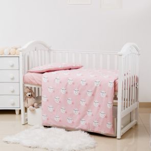 Сменная постель 3 эл Twins Premium Glamour Limited Moon pink, розовый