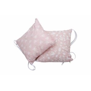 Бампер - подушка в детскую кроватку девочки Twins Лесные жители (2 шт) 2027-63-08, розовый