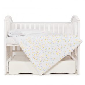Детская Сменная постель 3 эл Twins Eco Line 3090-E-022, Bunnies mint, белый/мятный