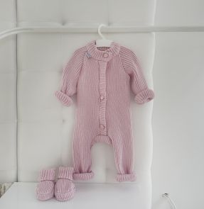 Вязаный набор для малыша "Tender" (розовый)